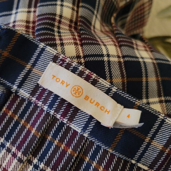 Tory Burch Garrett Milano Tartan Plaid Skirt - Picture 4 of 6